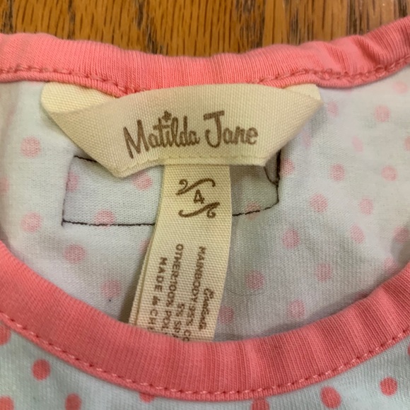 Matilda Jane Ruffle Top size 4 - Picture 2 of 3